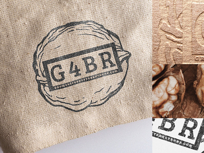 G4BR brand branding design graphic design icon illustration logo montreal vector walnut