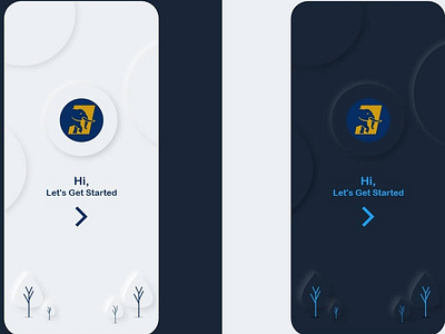 Light mode /dark more of a banking app #skuemorphic design animation app art branding design graphic design illustration illustrator ui ux