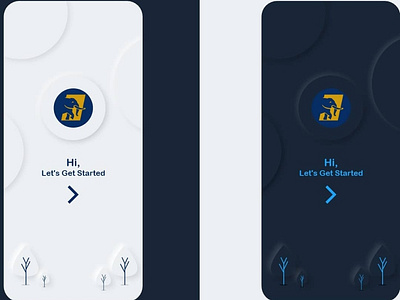 Light mode /dark more of a banking app #skuemorphic design