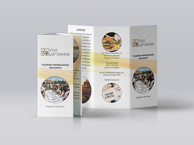 Visit Lenawee Tourism Impressions Program branding brochure indesign logo marketing tourism