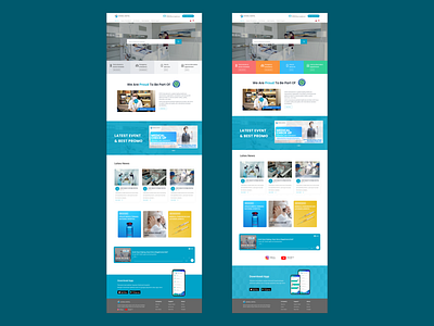 National Hospital Surabaya branding companyprofile ui