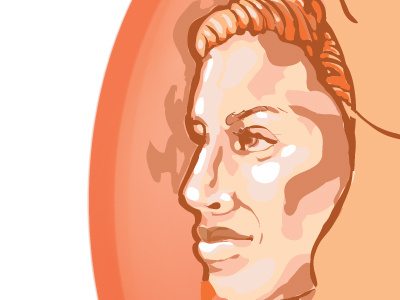 Coral Cameo /wip cameo illustration illustrator portrait profile