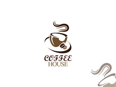 Logo for Coffee House app bandlogo branding flat icon illustration logo logodesign logodesigner minimal typography web