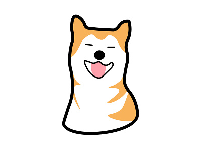 Shiba Inu's Smile dog illustration illustrator smile vector