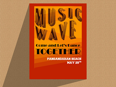 Music Wave Poster