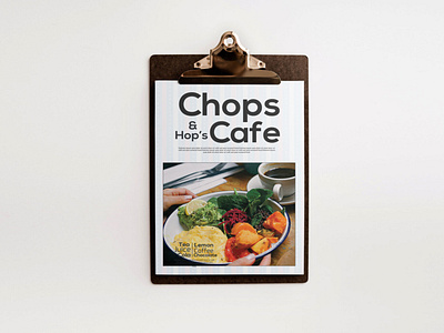 Restaurant Cafe Menu Template Design