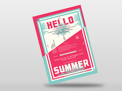 Colorful Summer Flyer Templates