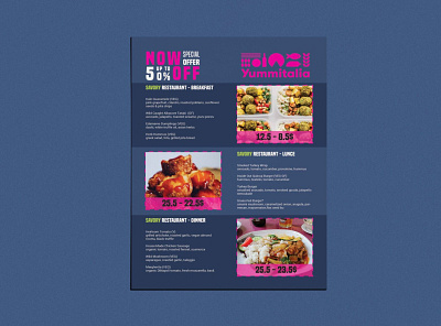 Dark Food Menu PSD Template 2020 design free freemockup new newmockup psd mockup