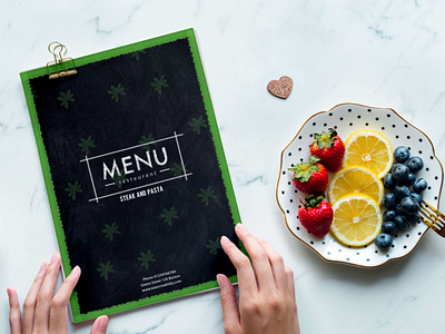 Mexican Menu Bi-fold Brochure Design Template 2020 branding design free freemockup illustration illustrator minimal new newmockup psd mockup typography web