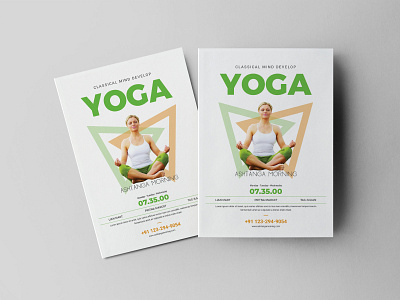 Meditation Class Flyer Design Template