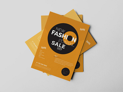 Clothing Store Flyer Design Template