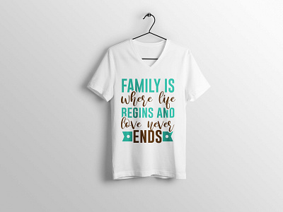 Love Never Ends T-shirt Design