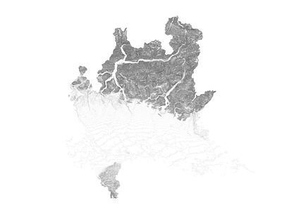 Lombardia (Italy) topographical map alps black and white carta illustration italia italy lake como landscape lombardia lombardy milan milano minimal mountain nature relief topografica topographic map topographical topography