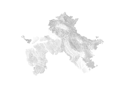 Arno river, Italy arno black and white firenze fiume florence illustration italia italy landscape map minimal mountain nature poster relief river topographic topography