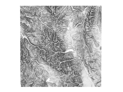 Mount Elbert, Colorado - Black and white map