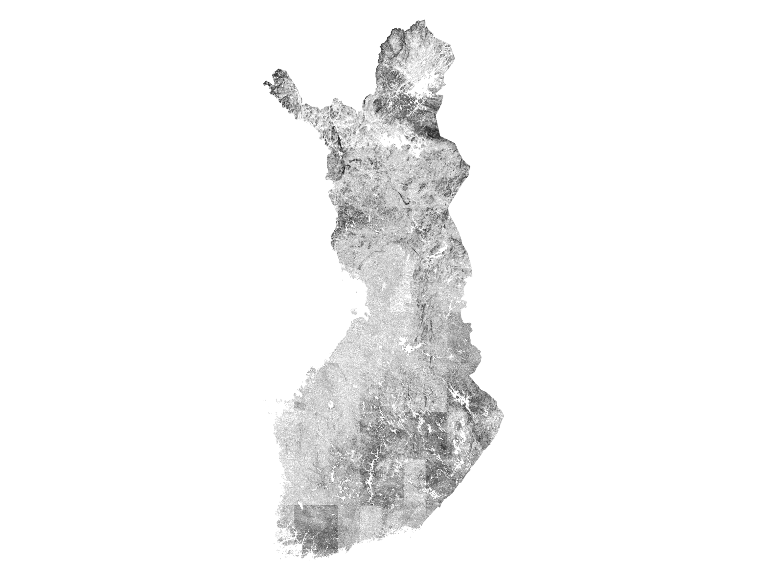 finland map outline