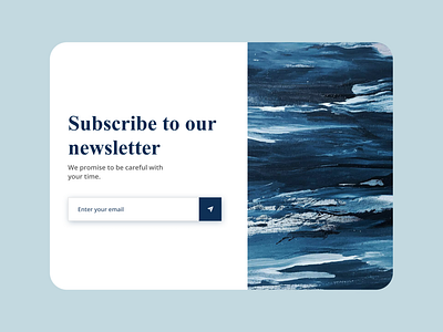 Subscribe form for newsletter | Daily UI daily 100 challenge dailyui dailyuichallenge dashboard design flat mail mailbox web design webdesign