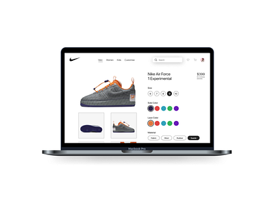 Nike Website UI | Ecommerce | Fashion