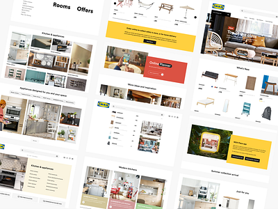 IKEA Online Store design ecommerce figma interface shop shopping ui ux web web design website