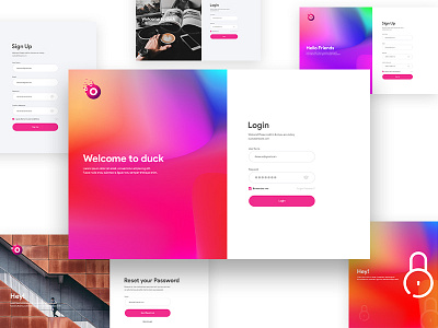 Login Pages application button dashboard design flat design form design form elements form field interface login login form reset password sign in sign up ui web web design