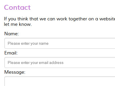 Site Contact Form