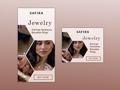 Jewelry store banner set