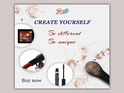 Banner for online cosmetics store adobe photoshop ads ads banner ads design banner ad banner ads design webdesign