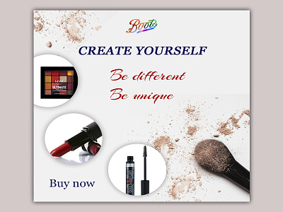 Banner for online cosmetics store