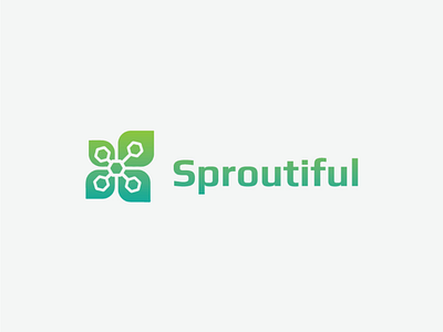 Sproutiful - Logo Design brand i branding business logo it it logo logo design logo for business logo minimal modern logo minimalist logo tech minimalist logo tech tech logo