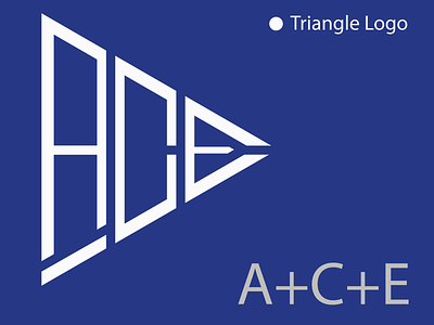 Triangle Logo brand identity logo logo design logo designer triangle logo