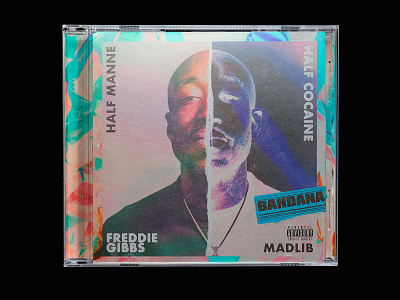Freddie Gibs X Madlib “Half Manne Half Cocaine” cover artwork cover design design art designer illustration music music art poster art poster design trap