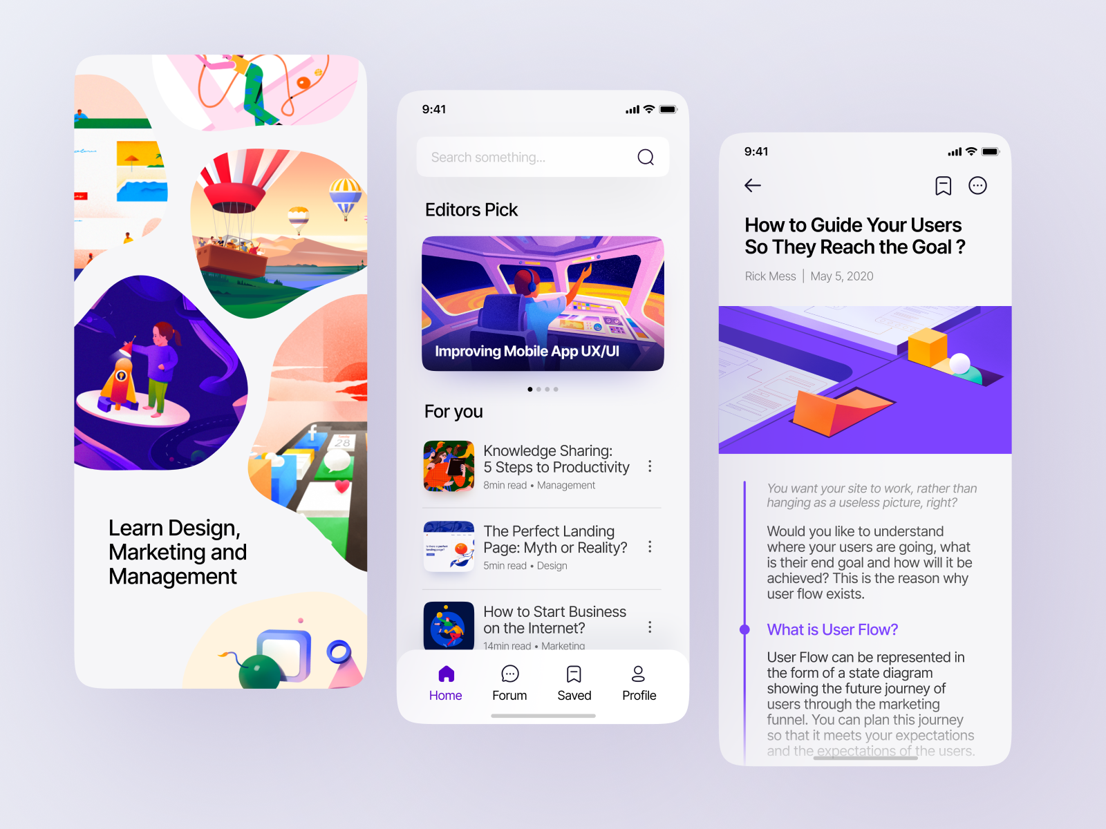Designing & marketing blog app by Mir Mohammed Ali for abt. Studios ...