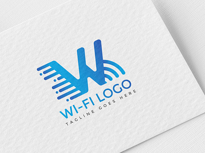 Technology abstract connection. abstract wi-fi logo abstract abstract logo logo minimal technology wi fi