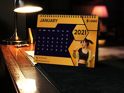 modern desk calendar | 2020