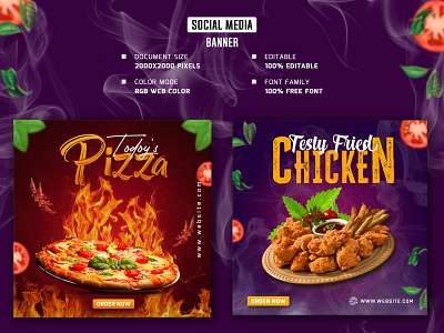 Food Banner Background designs, themes, templates and downloadable graphic  elements on Dribbble