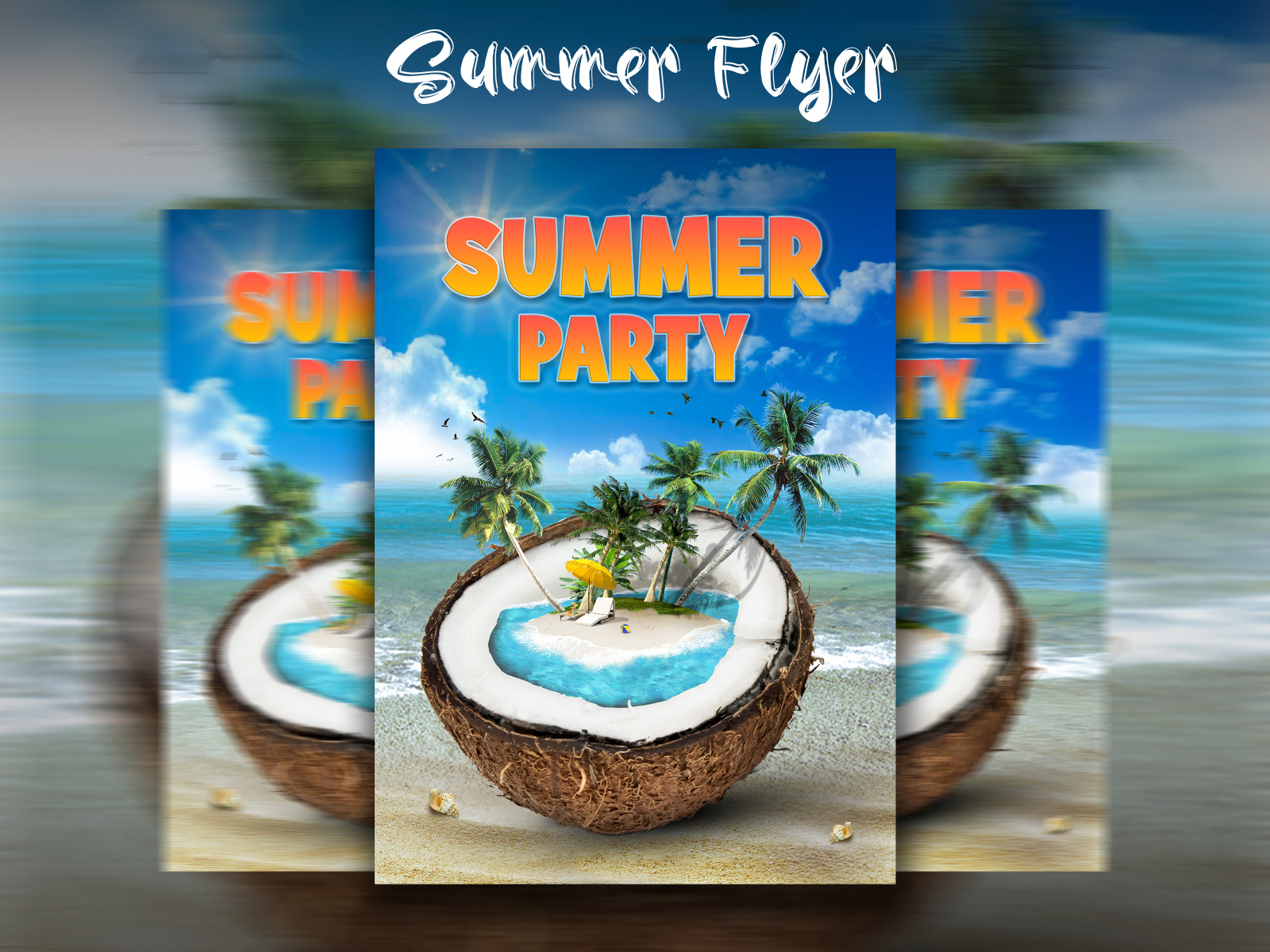 Summer Party Flyer by Raftaar Rik Polash on Dribbble