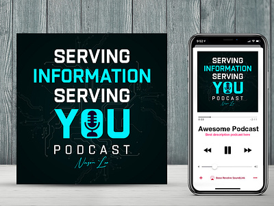 PODCAST COVER ART DESIGN TEMPLATE