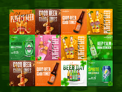 Social Media post design - Beer and Drink design drink facebook post flyer social media banner social media post social media stories