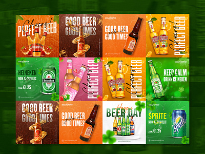 Social Media post design - Beer and Drink