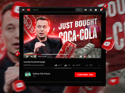 Youtube thumbnail design - Elon musk admission open banner design facebook post flyer illustration social media banner social media post social media stories thumbnail ui youtube youtube thumbnail design