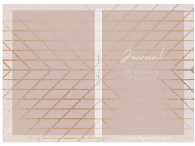 Blushing Blooms Journal Book Cover