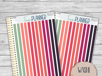 Washi Strips Weekly Planner Stickers