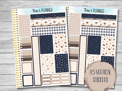 Falls Feels Vertical Functional Planner Stickers