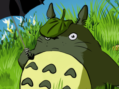 Study Totoro anime fanart hayao miyazaki manga sira artista grafico totoro