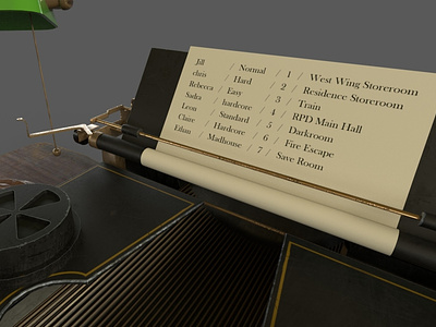 Typewriter 2 3d animation graphic design motion graphics