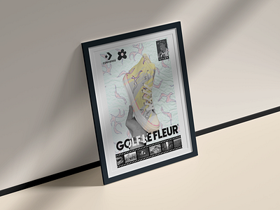GOLF le FLEUR * FLAME poster art converse design golflefleur illustration photoshop poster tylerthecreator