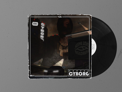CYBORG - Nekfeu COVER ALTERNATIVE cd cover cyborg design graphic graphic design montage music nekfeu photoshop