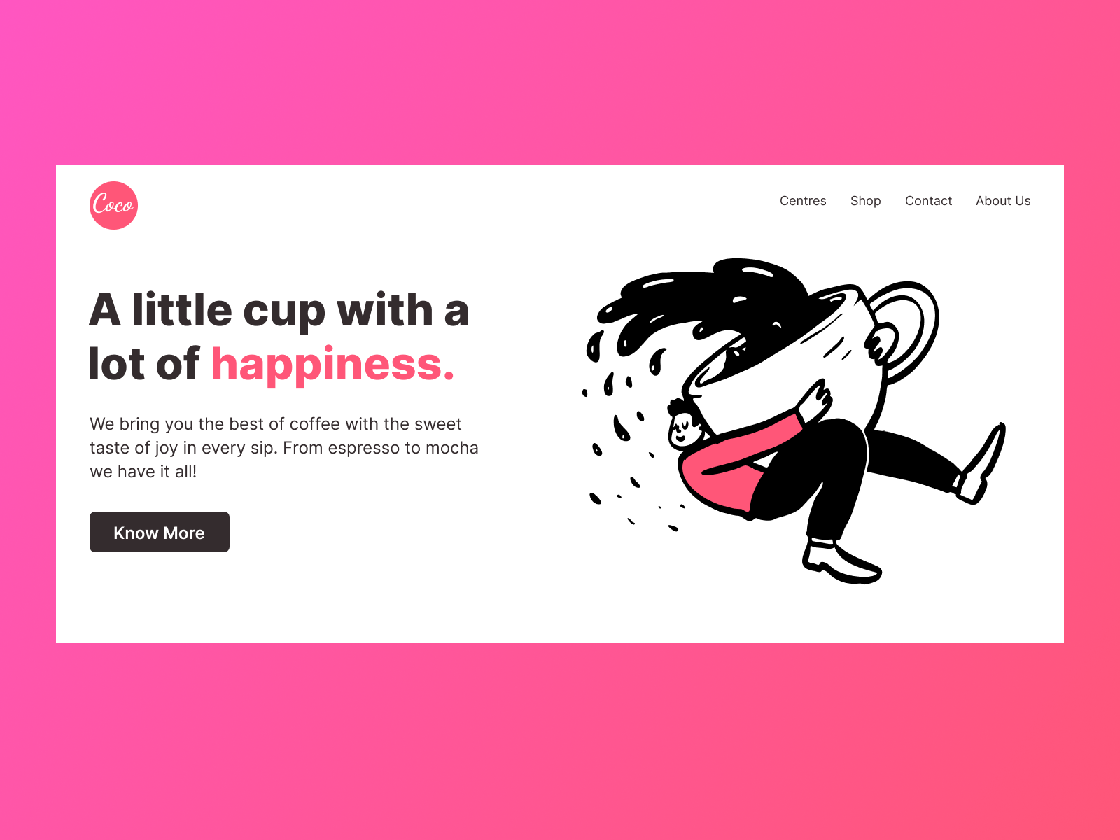 landing-page-for-a-coffee-brand-by-nainy-sewaney-on-dribbble