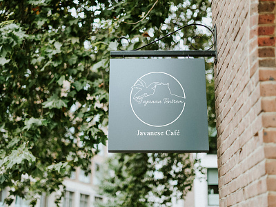 Jajanan Tenrem branding cafe design drink food green icon javanese logo mockup restaurant vector white