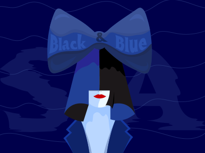 Sia Black & Blue black blue illustration lshazly sia song